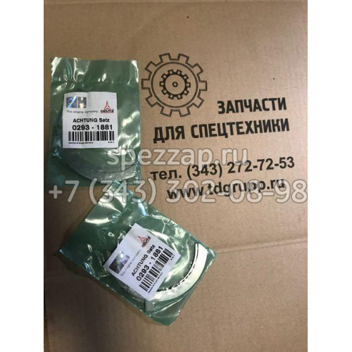 02931881 Полукольца коленвала Deutz