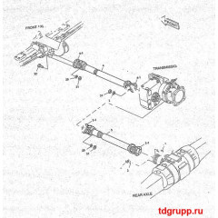 2260-9057 Вал карданный  (DRIVE SHAFT;FRONT)