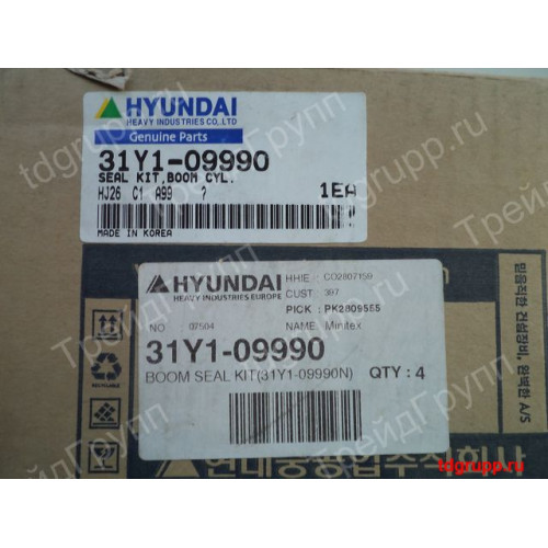 31Y1-09990 ремкомплект гидроцилиндра стрелы Hyundai Доставка по РФ
